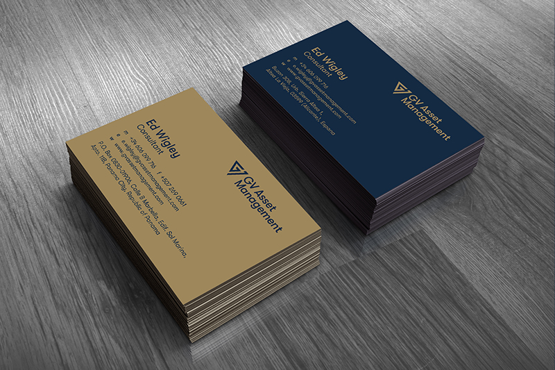 GV Asset Management Business Cards