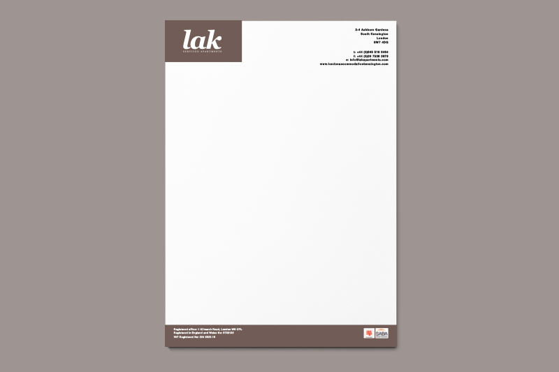 Lak Letterhead